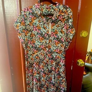 A brand new Calvin Klein flowery dress